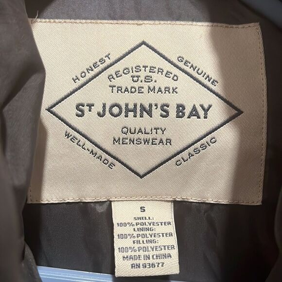 ST. JOHNS BAY - GREY - Puffer Vest - Small - Picture 3 of 5